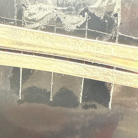 Vintage Hair Bow Clip Navy Blue Rosette Bow Cottagecore Dreamy Romantic NOS - Picture 3 of 6